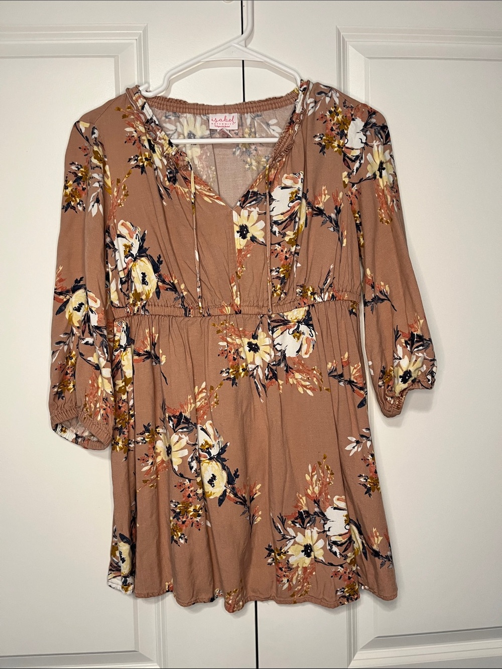 Isabel Maternity by Ingrid & Isabel Pink Floral Blouse